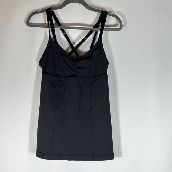 Lululemon Black Warrior 1 Double Strap Tank Top - Picture 1 of 11